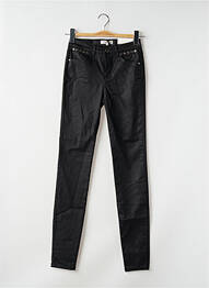 Pantalon slim elasticitate mărime normală negru MORGAN femme