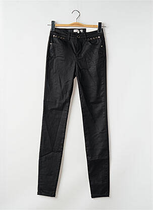 Pantalon slim negru MORGAN femeie