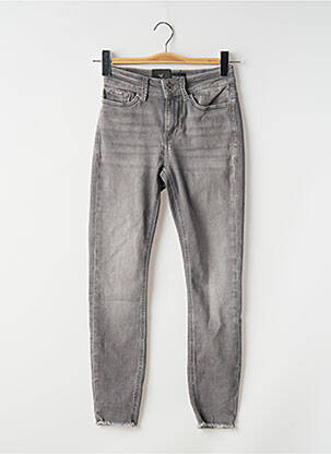 Blugi skinny elasticitate talie joasă gri VERO MODA femeie