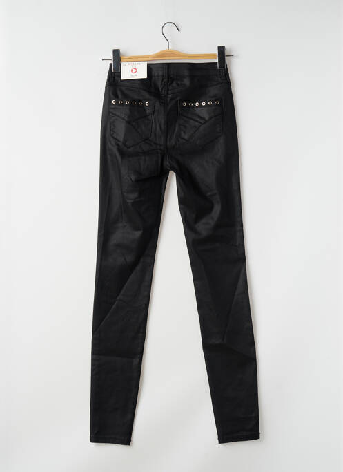 Pantalon slim negru MORGAN femeie