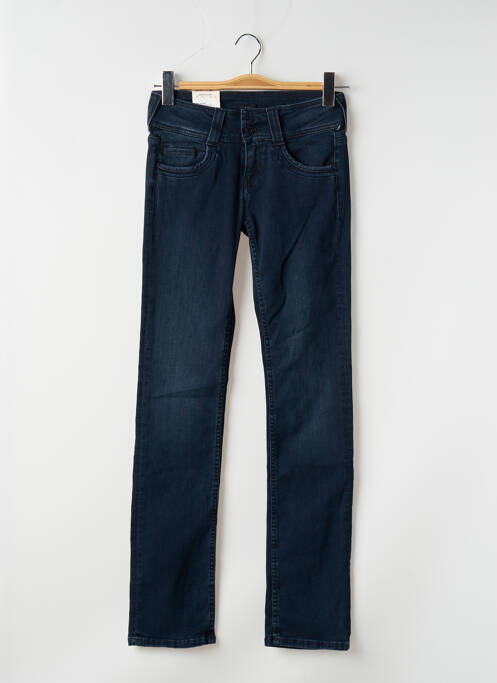 Blugi cu croială dreaptă albastru PEPE JEANS femeie