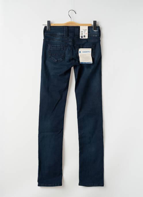 Blugi cu croială dreaptă albastru PEPE JEANS femeie