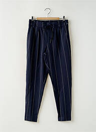Pantalon chino buzunare talie înaltă albastru ONLY femeie