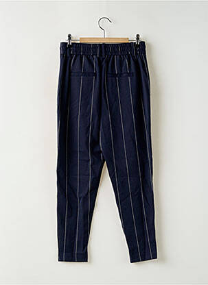 Pantalon chino buzunare talie înaltă albastru ONLY femeie