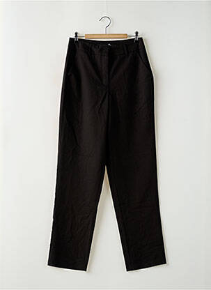 Pantalon drept țesătură poplin mărime normală negru VERO MODA femeie