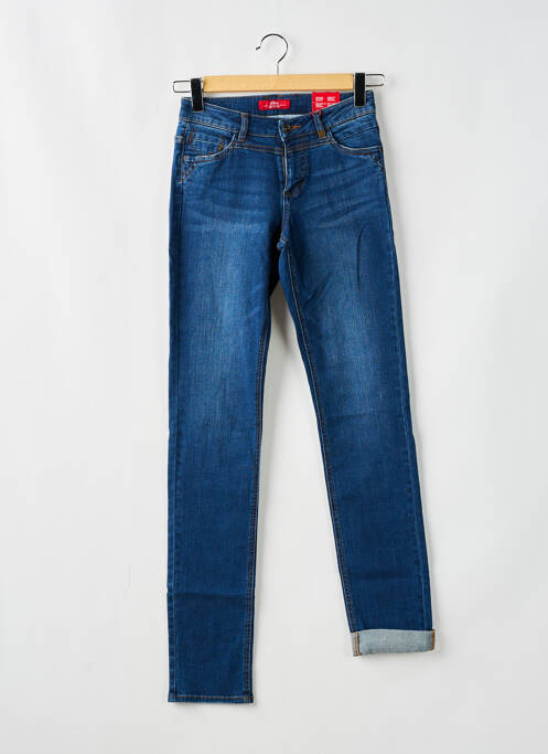 Blugi cu croială dreaptă albastru S.OLIVER femeie