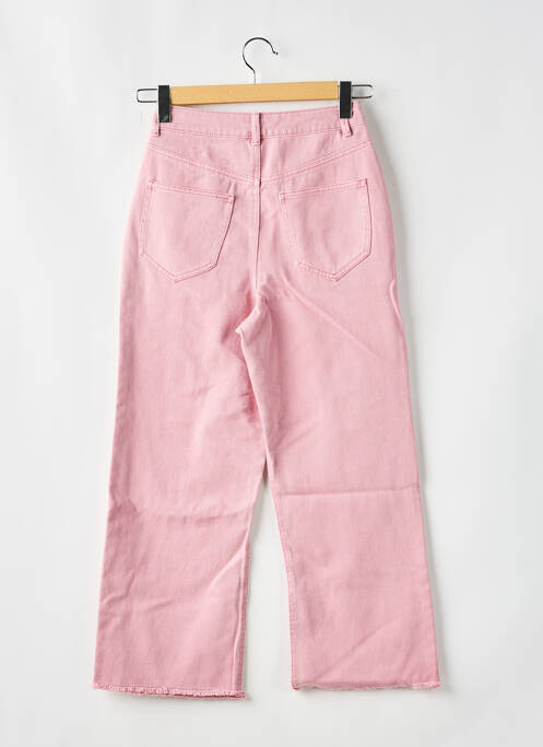 Blugi cu croială largă roz VERO MODA femeie