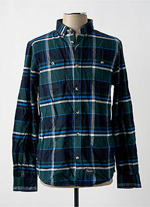 Cămașă cu mâneci lungi verde TOM TAILOR bărbat