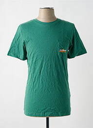 Tricou țesătură jersey mâneci scurte verde JACK & JONES bărbat