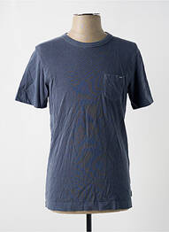 Tricou croială dreaptă mâneci scurte albastru JACK & JONES bărbat