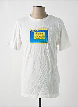 Tricou alb JACK & JONES bărbat