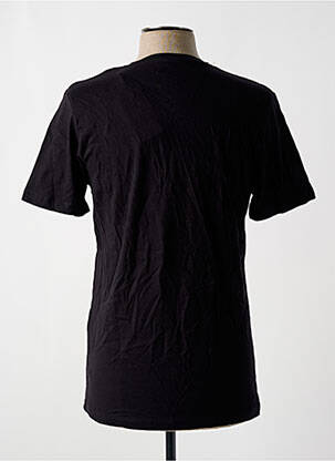 Tricou țesătură jersey mâneci scurte negru JACK & JONES bărbat