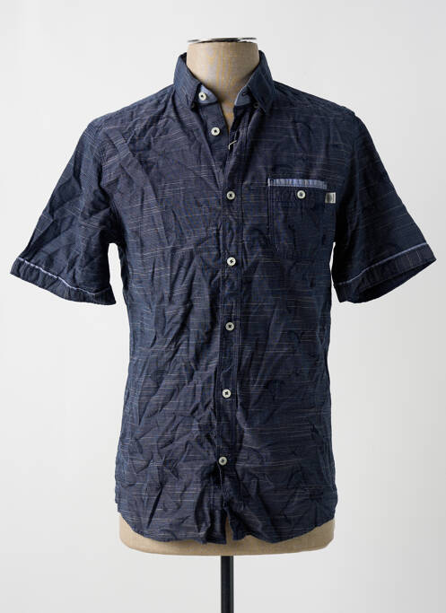 Cămașă cu mâneci scurte albastru TOM TAILOR bărbat