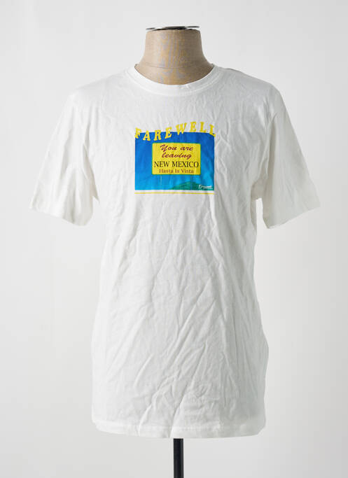 Tricou alb JACK & JONES bărbat