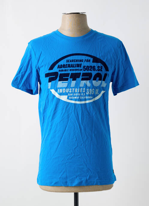 Tricou albastru PETROL INDUSTRIES bărbat
