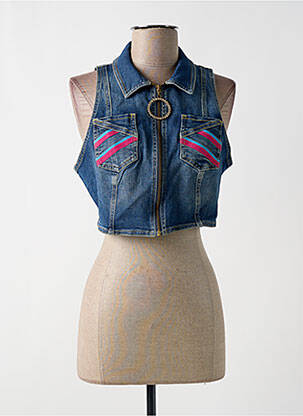 Vestă fără mâneci albastru OLGA LEYERS femeie