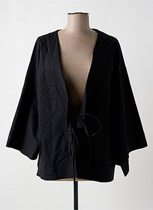 Jachete kimono mâneci lungi negru DEUX. BY ELINE DE MUNCK femeie