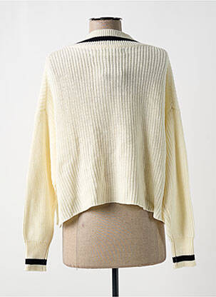 Cardigan petrecut mâneci lungi bej ONLY femeie