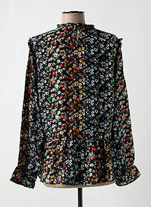 Bluză imprimeu floral mâneci lungi negru ONLY femeie