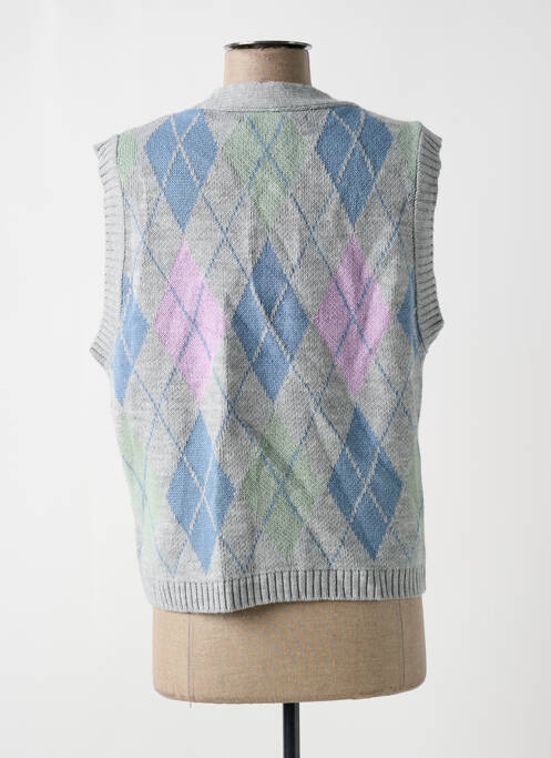 Vestă fără mâneci țesătură melanj gri ONLY femme