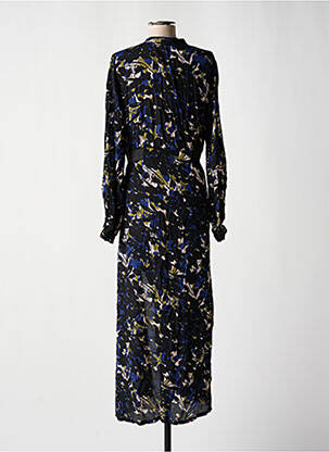 Rochie lungă mâneci lungi mâneci lungi albastru DEUX. BY ELINE DE MUNCK femeie
