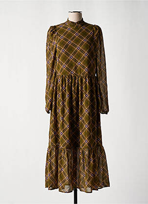 Rochie midi mâneci lungi mâneci lungi verde LE FABULEUX MARCEL DE BRUXELLES femeie