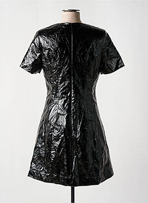 Rochie scurtă închidere cu fermoar la spate mâneci scurte negru ASTRID BLACK LABEL femeie