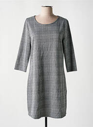 Rochie scurtă închidere cu fermoar la spate mâneci lungi gri ONLY femme