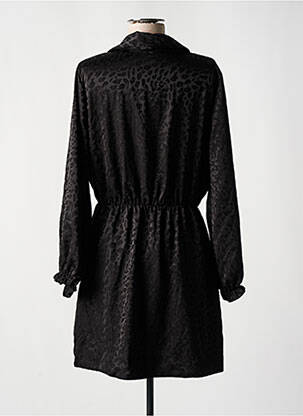 Rochie scurtă croială evazată mâneci lungi negru DEUX. BY ELINE DE MUNCK femeie