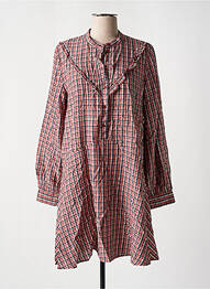 Rochie scurtă croială evazată mâneci lungi roz ONLY femeie
