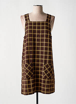 Rochie scurtă maro ONLY femeie