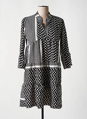 Rochie scurtă mâneci 3/4 mâneci 3/4 negru HAILYS femeie