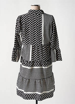 Rochie scurtă mâneci 3/4 mâneci 3/4 negru HAILYS femeie