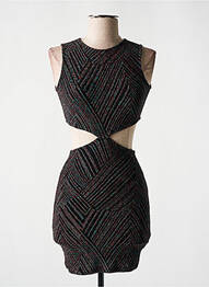 Rochie scurtă mâneci lungi mâneci lungi negru SUBDUED femme
