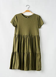 Rochie midi mâneci scurte mâneci scurte verde KIDS ONLY fată