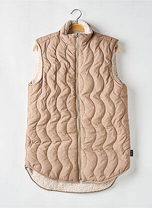 Geacă matlasată maro LMTD fată