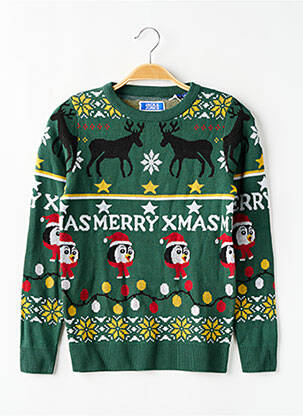 Pulover verde JACK & JONES băiat