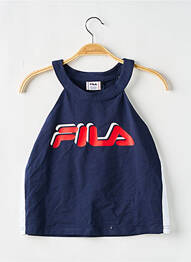 Maiou croială cambrată fără mâneci albastru FILA fille