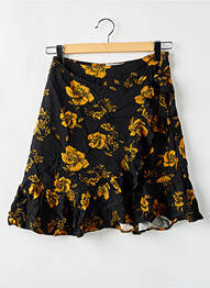 Fustă scurtă închidere cu fermoar lateral negru CLOUDS OF FASHION BY LAURENTINE femme