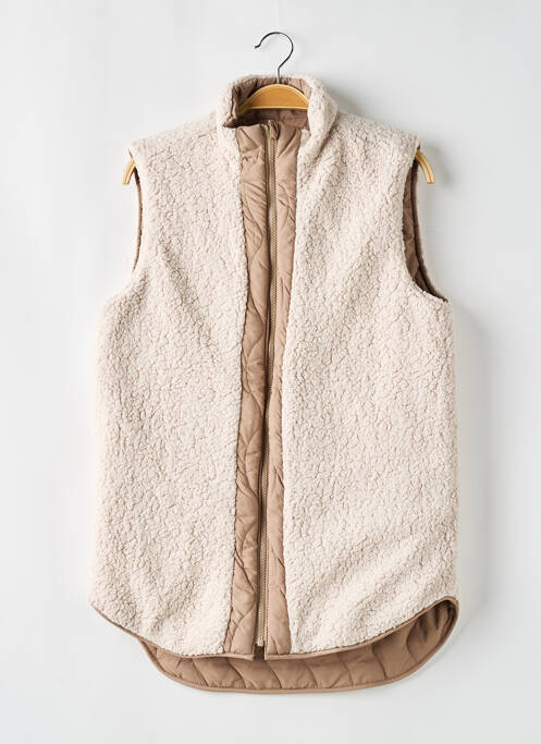 Geacă matlasată maro LMTD fată