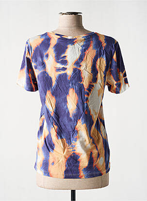 Tricou croială dreaptă mâneci scurte albastru ONLY femeie