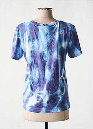Tricou croială dreaptă mâneci scurte violet ONLY femeie
