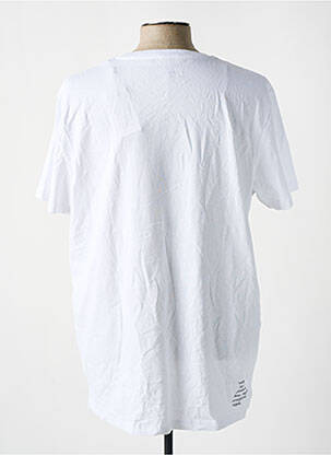 Tricou țesătură jersey mâneci scurte alb JACK & JONES bărbat
