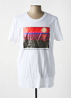 Tricou alb JACK & JONES bărbat