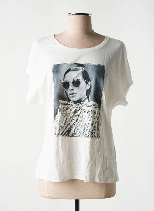 Tricou alb MORGAN femeie