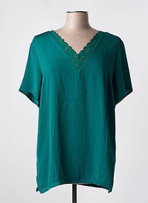 Tunică mâneci scurte verde ONLY CARMAKOMA femeie