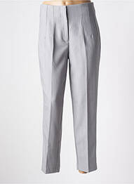 Pantalon drept croială morcov talie înaltă gri ONLY femeie