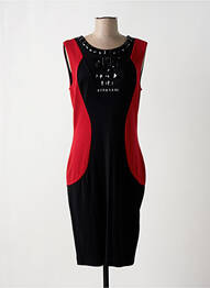 Rochie midi fără mâneci fără mâneci negru RAINBOW femme