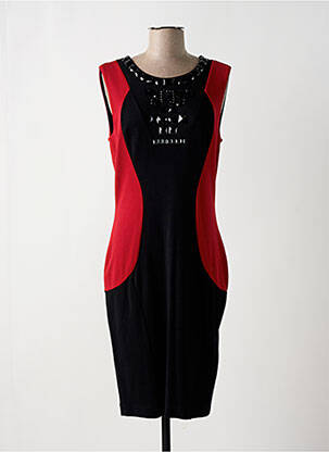 Rochie midi negru RAINBOW femeie