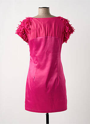 Rochie scurtă mâneci scurte mâneci scurte roz KAFFIR LILY femeie